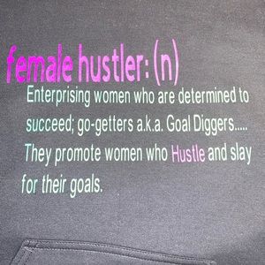 Definition of a female hustler